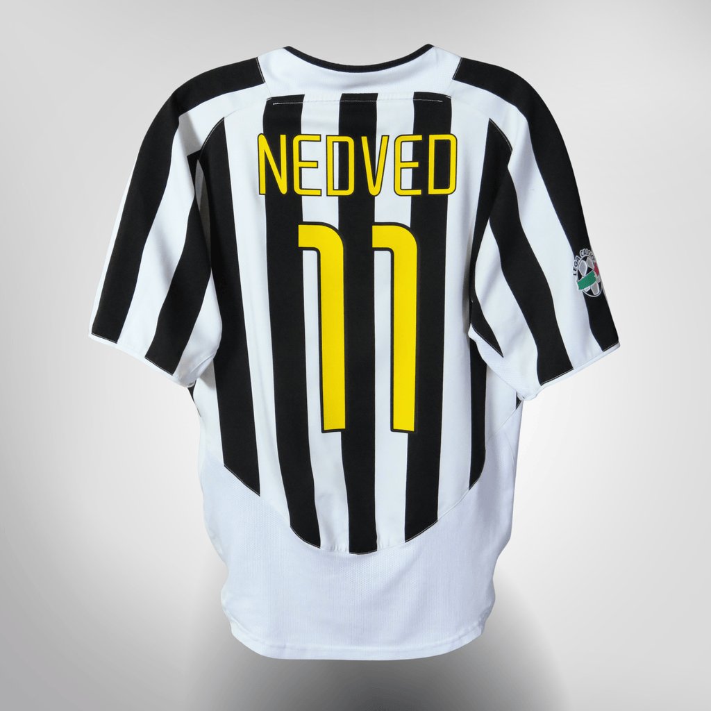 Juventus 2003-04 Home Nedved #11 Shirt S