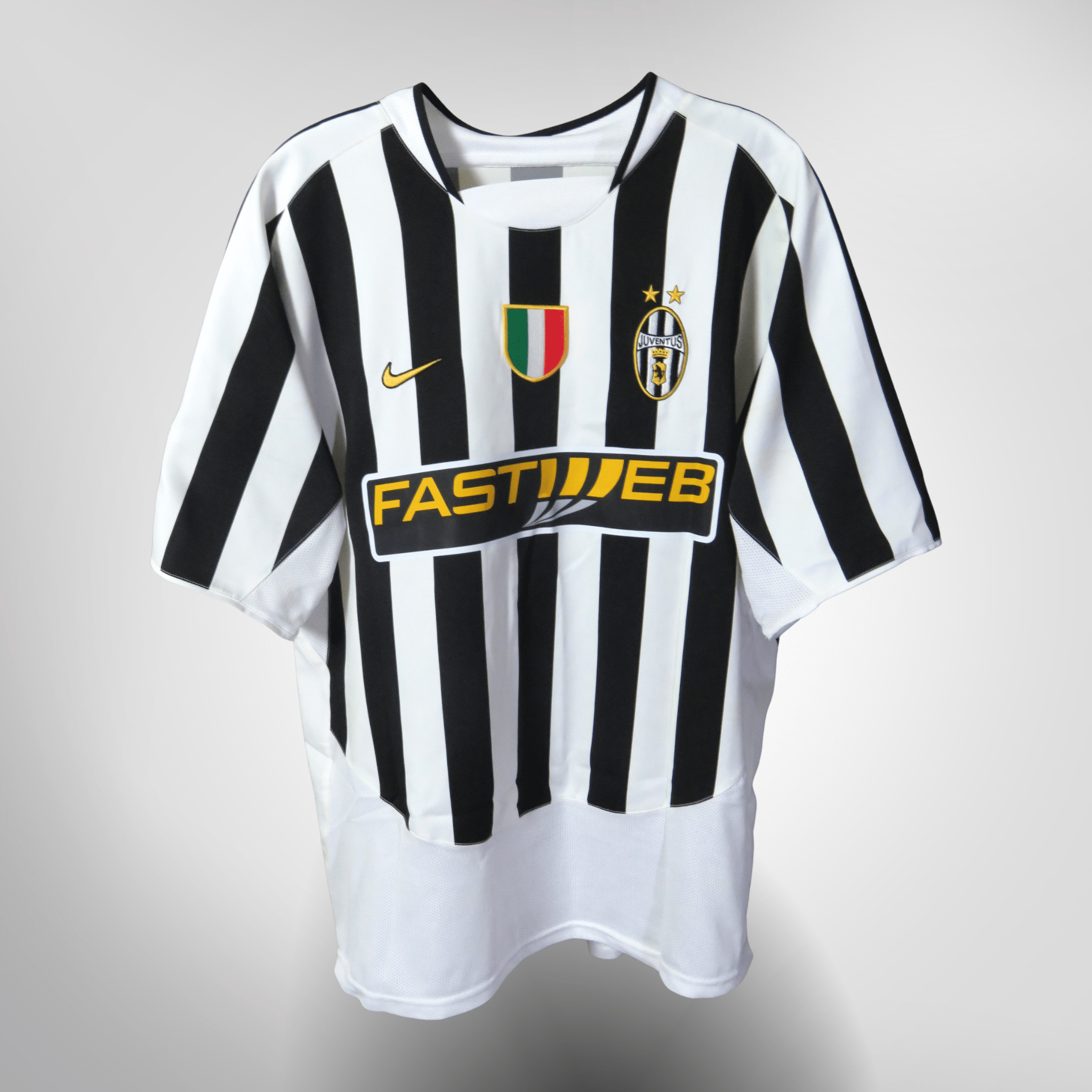 Juventus 2003-04 Home Zambrotta #19 Shirt L