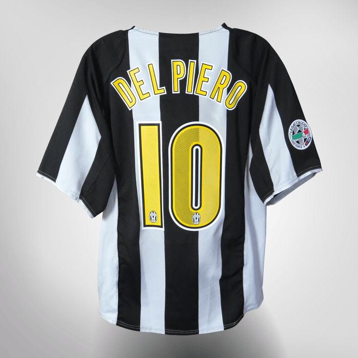 Juventus 2004-05 Home Del Piero #10 Shirt L
