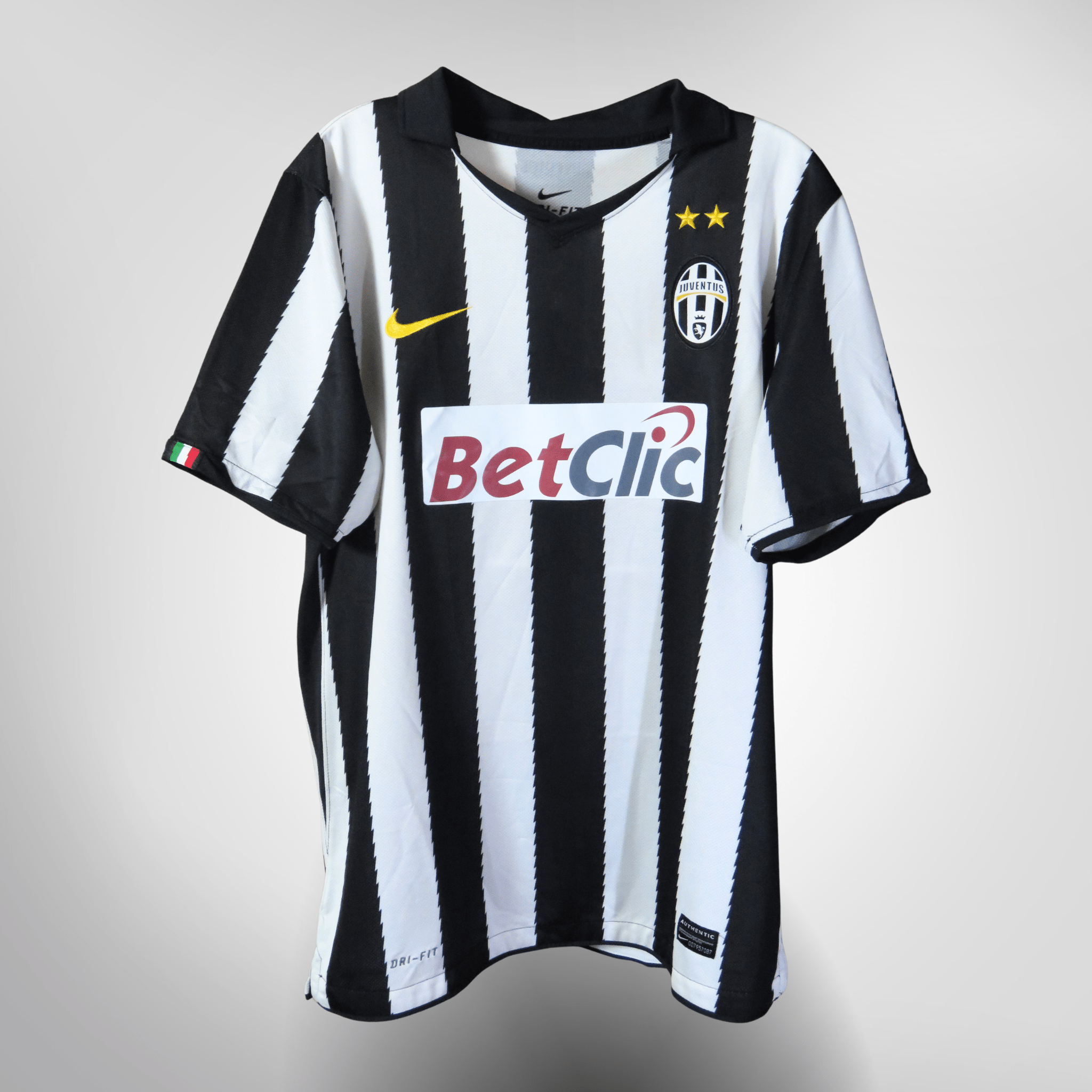 Juventus 2010-11 Home Del Piero Shirt L