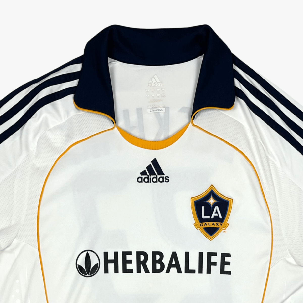 Original LA Galaxy 2008-2009 Home football shirt, size XL, Beckham 23 | Nostalgic Football Shirts