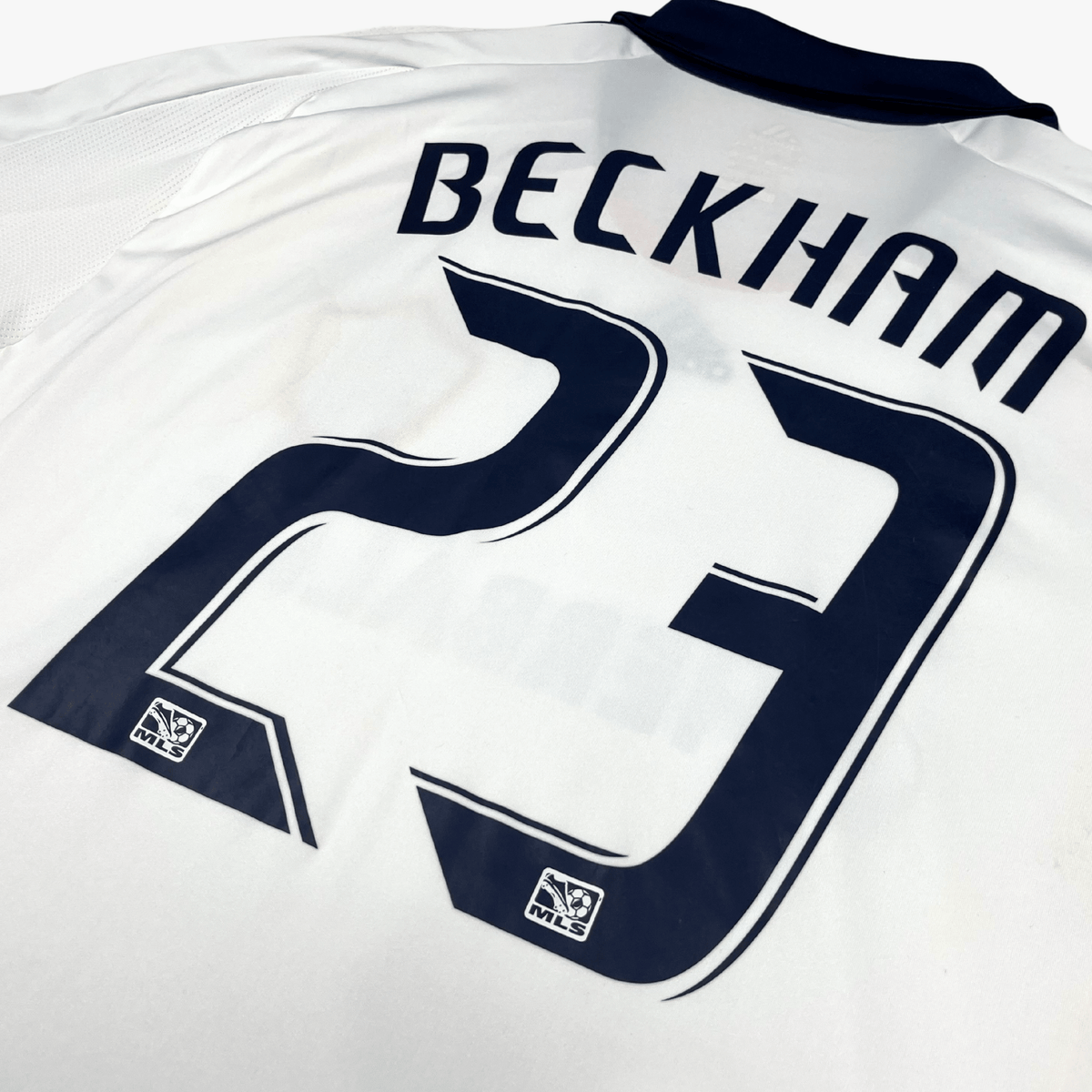 Vintage LA Galaxy 2008-2009 Home football shirt with Beckham 23 print, size XL | Nostalgic Football Shirts