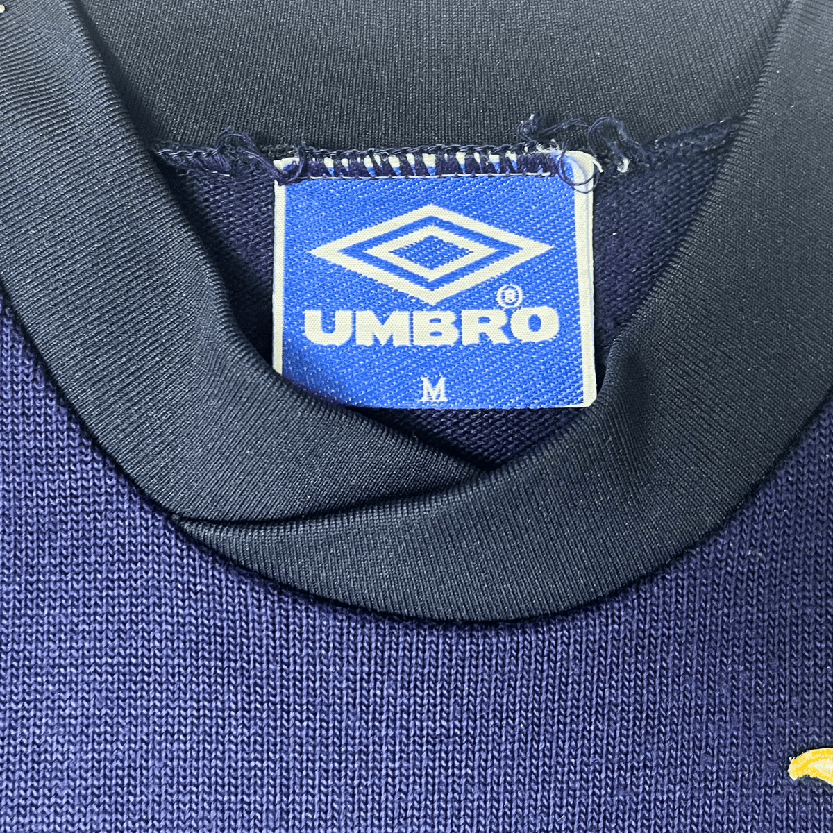 Retro Lazio 1992-1993 Training longsleeve football jersey by Umbro, size M | Nostalgic Football Shirts