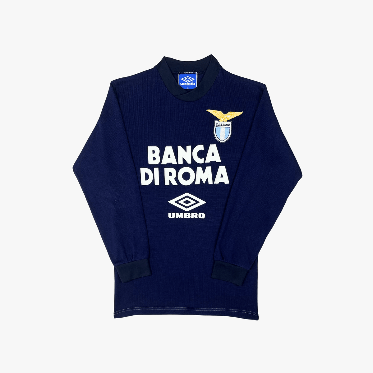 Vintage Lazio 1992-1993 Training longsleeve football shirt, size M | Nostalgic Football Shirts