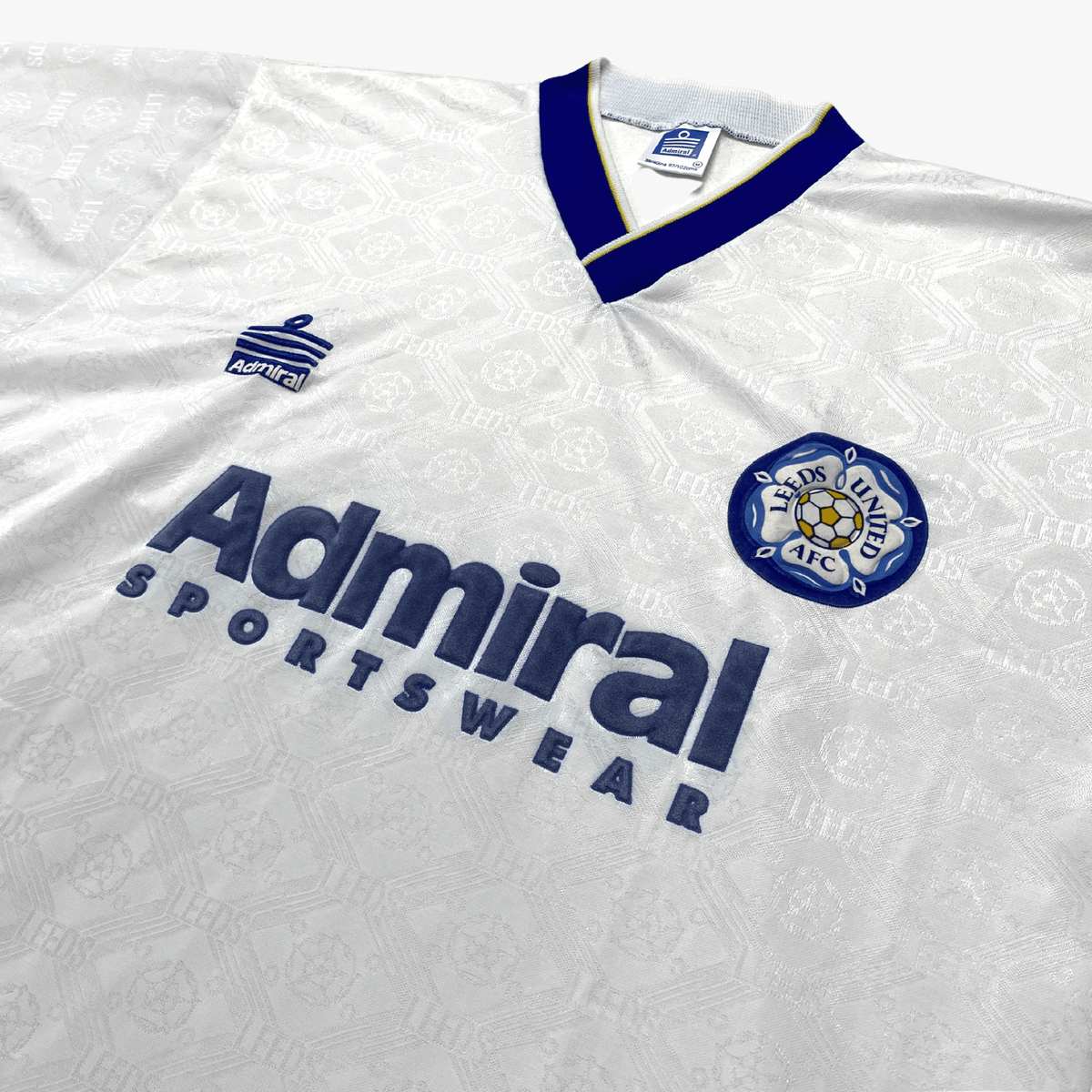 Retro Leeds United 1992-1993 Home football jersey by Admiral, size M | Nostalgic Football Shirts