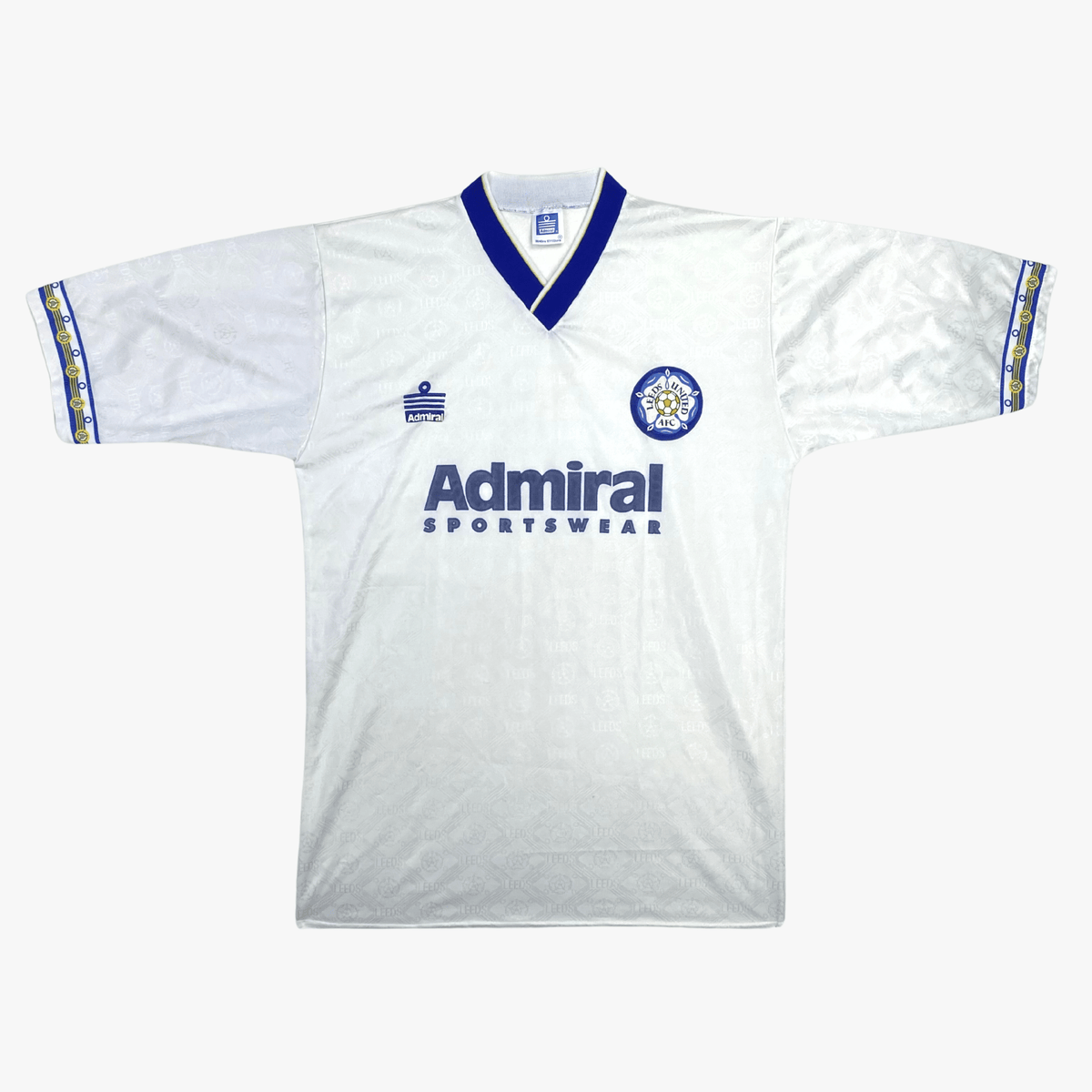 Vintage Leeds United 1992-1993 Home football shirt, size M | Nostalgic Football Shirts