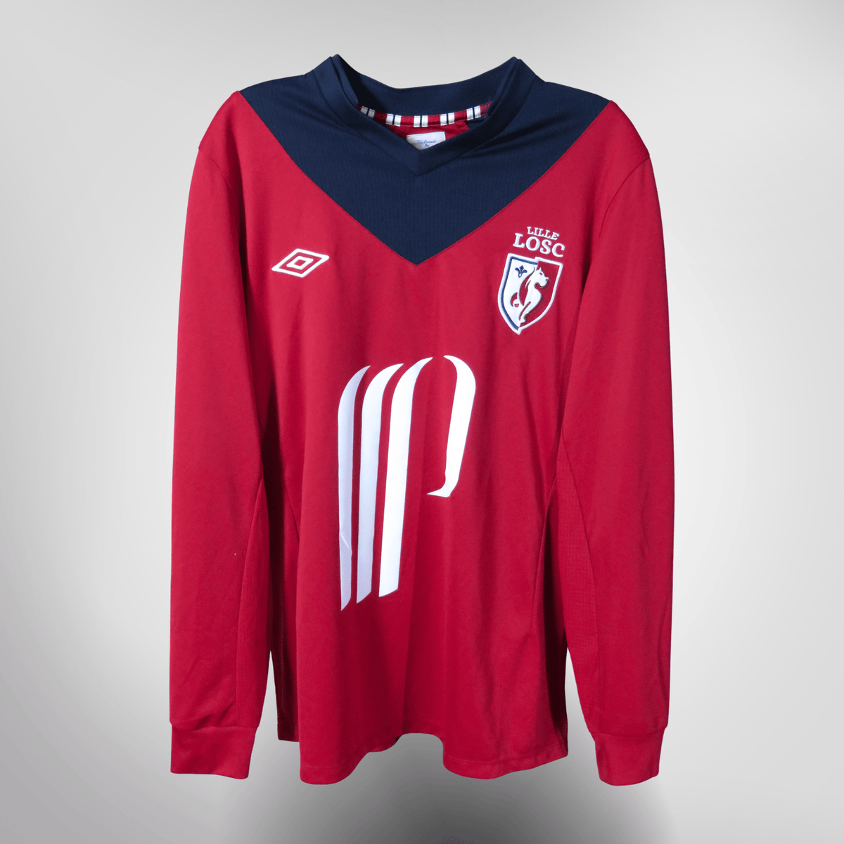 Authentic Umbro Lille 2012-2013 Home longsleeve shirt, Payet 7 on the back, size M | Nostalgic Football Shirts