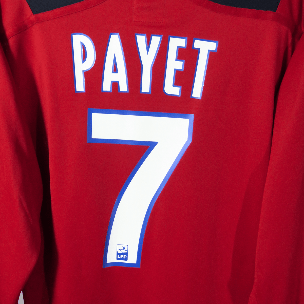 Retro Lille 2012-2013 Home longsleeve football jersey by Umbro, Payet 7, size M | Nostalgic Football Shirts