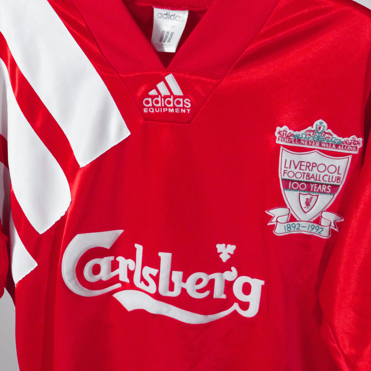 Retro Liverpool 1992-1993 Home football jersey by Adidas, size M | Nostalgic Football Shirts