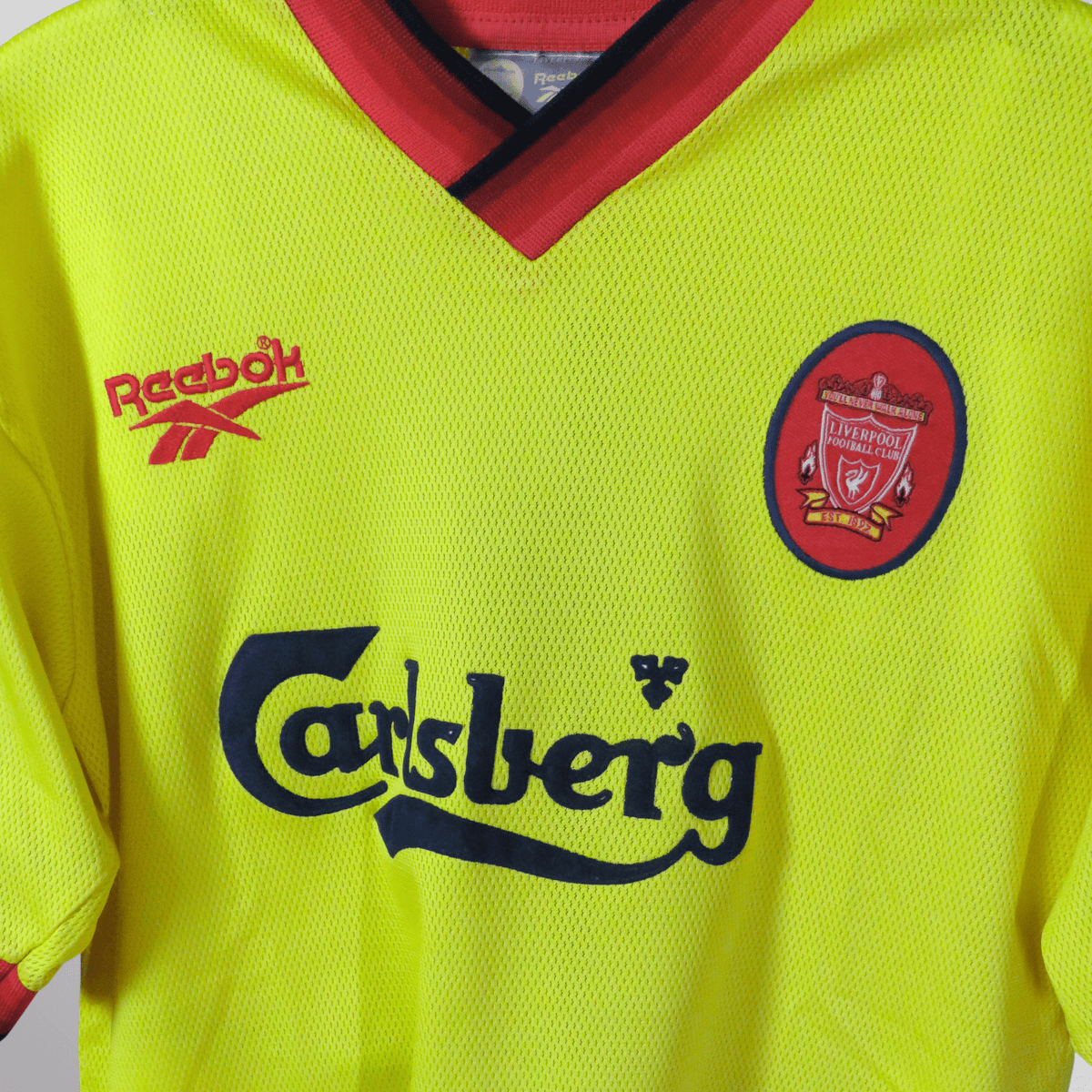 Original Liverpool 1997-1999 Away football shirt, size S, McManaman 7 | Nostalgic Football Shirts