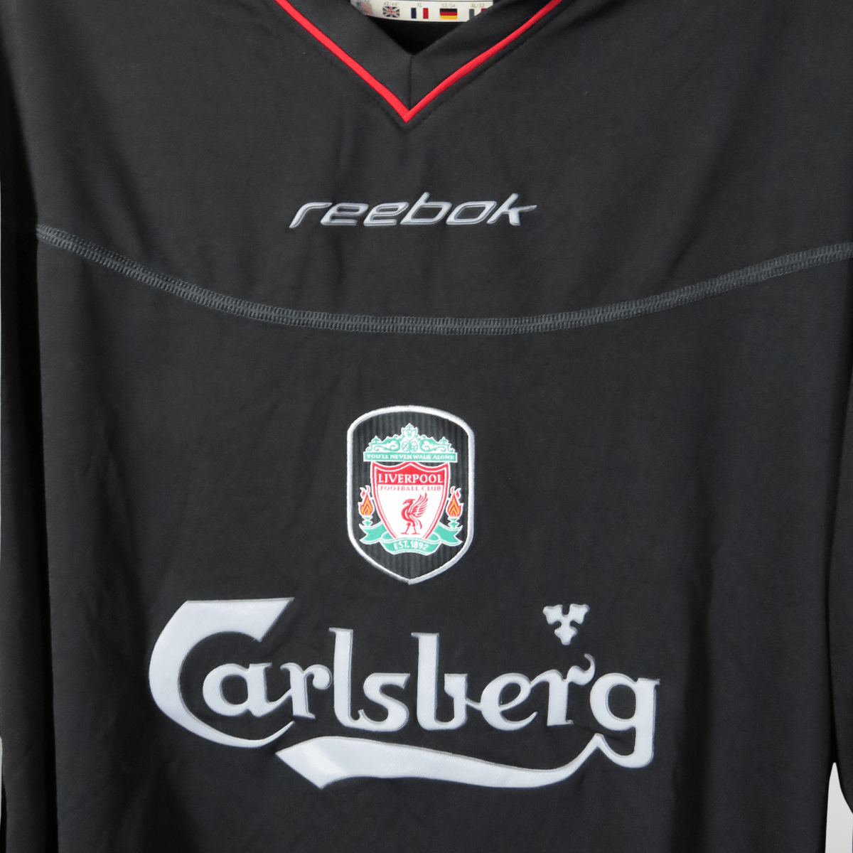 Original Liverpool 2002-2004 Away longsleeve football shirt, size XL, Gerrard 17 | Nostalgic Football Shirts