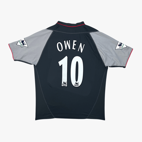 Vintage Liverpool 2002-2004 Away football shirt with Owen 10 print, size XL | Nostalgic Football Shirts