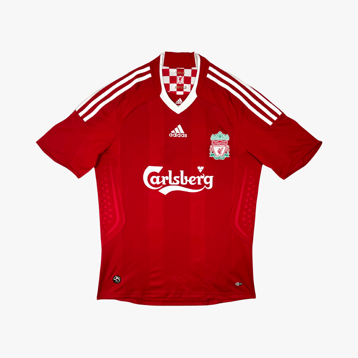 Authentic Adidas Liverpool 2008-2010 Home shirt, Torres 9 on the back, size S | Nostalgic Football Shirts