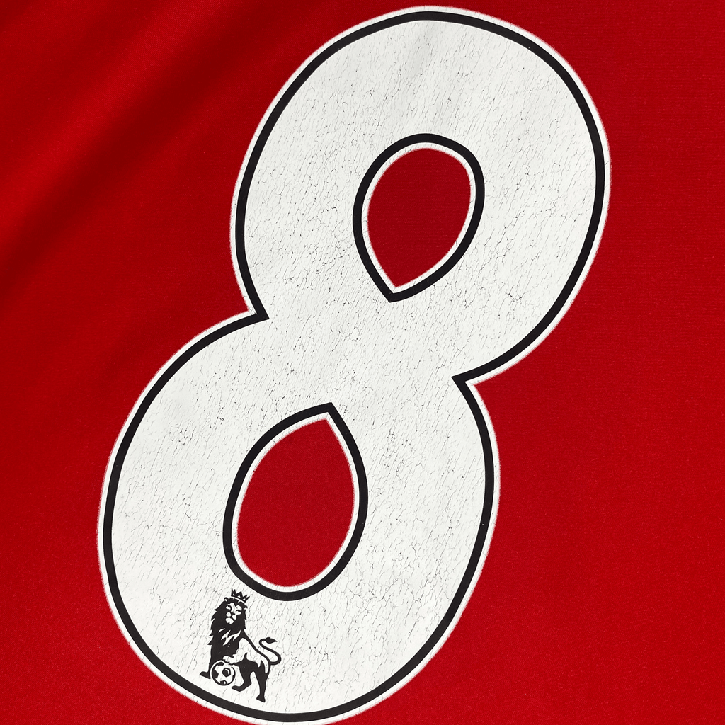 Liverpool 2008-10 Home Gerrard #8 Shirt L
