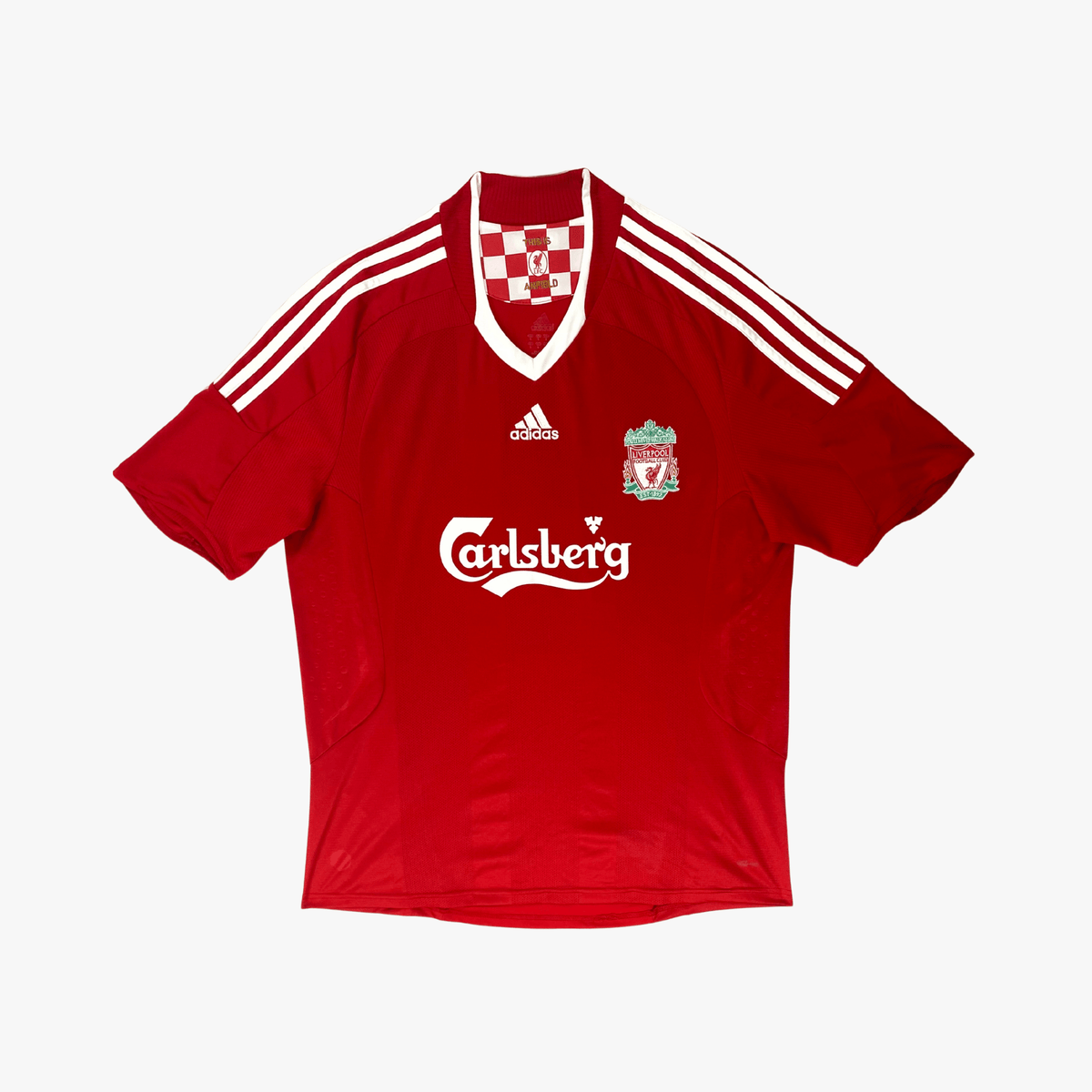 Liverpool 2008-10 Home Gerrard #8 Shirt L