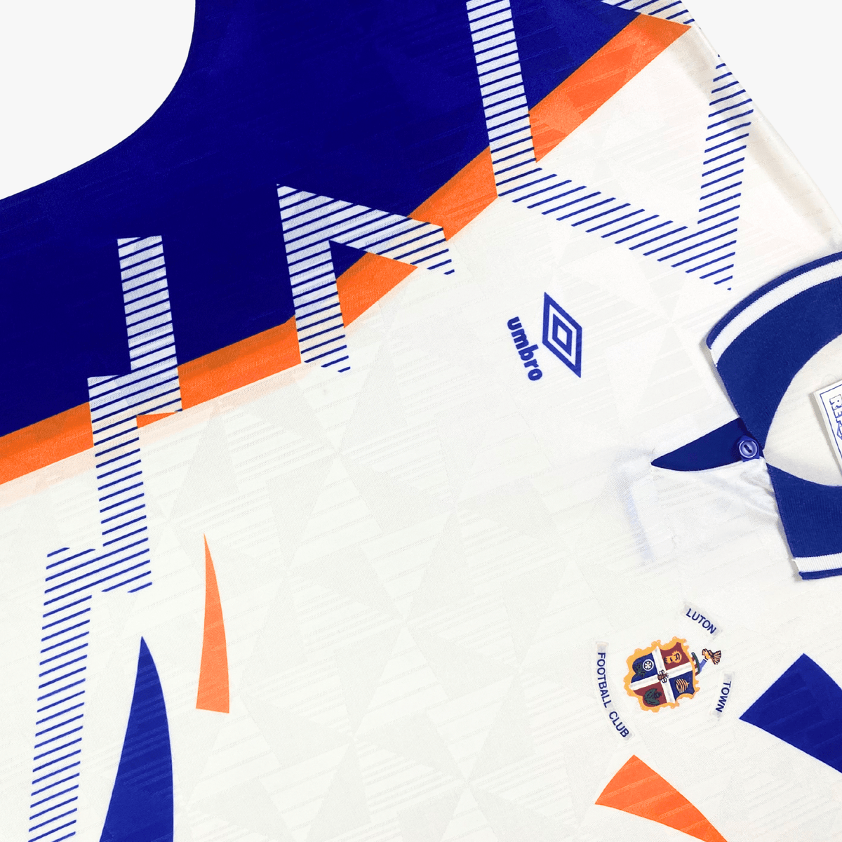 Retro Luton Town 1991-1992 Home football jersey by Umbro, size XL | Nostalgic Football Shirts