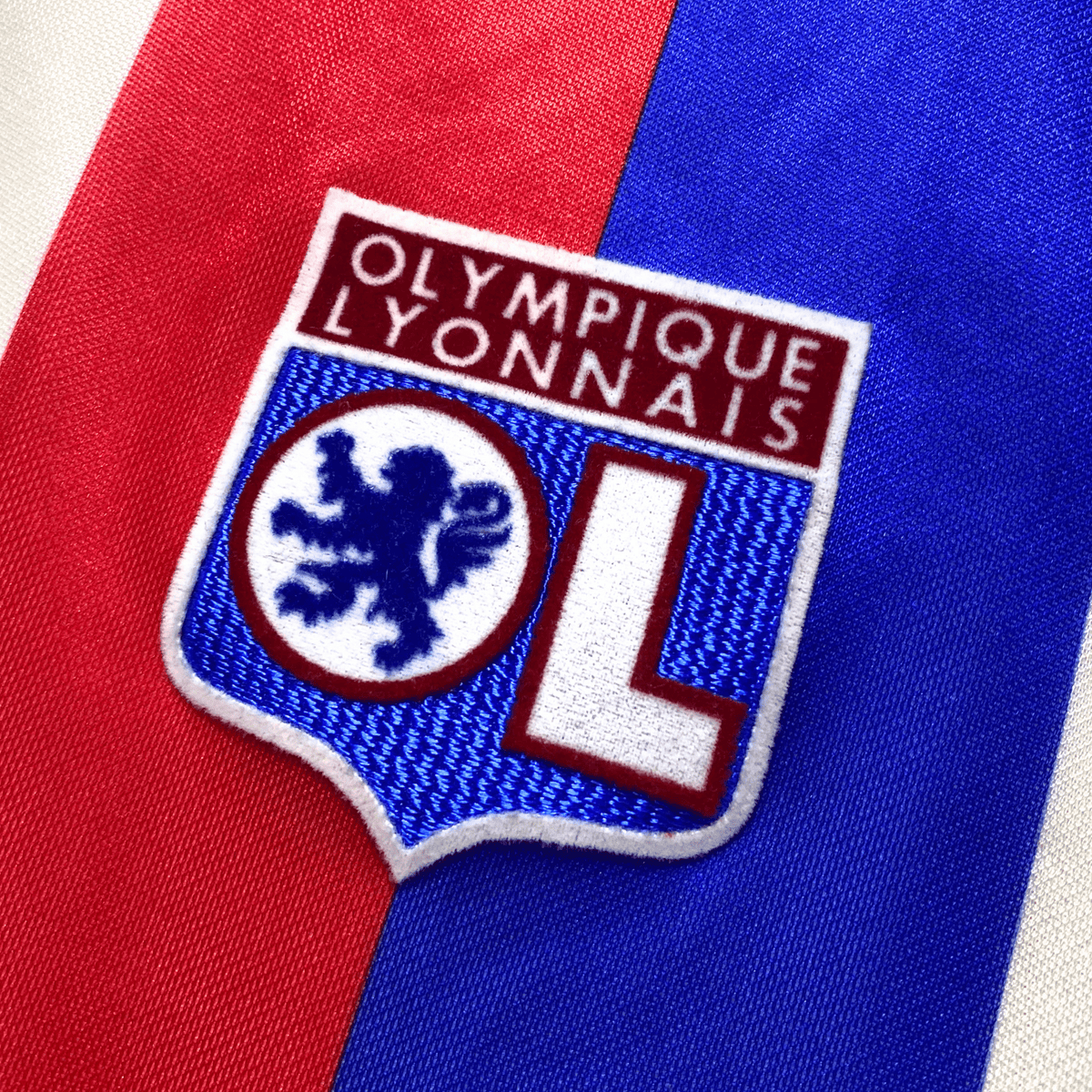 Original Lyon 1996-1997 Home football shirt, size L | Nostalgic Football Shirts