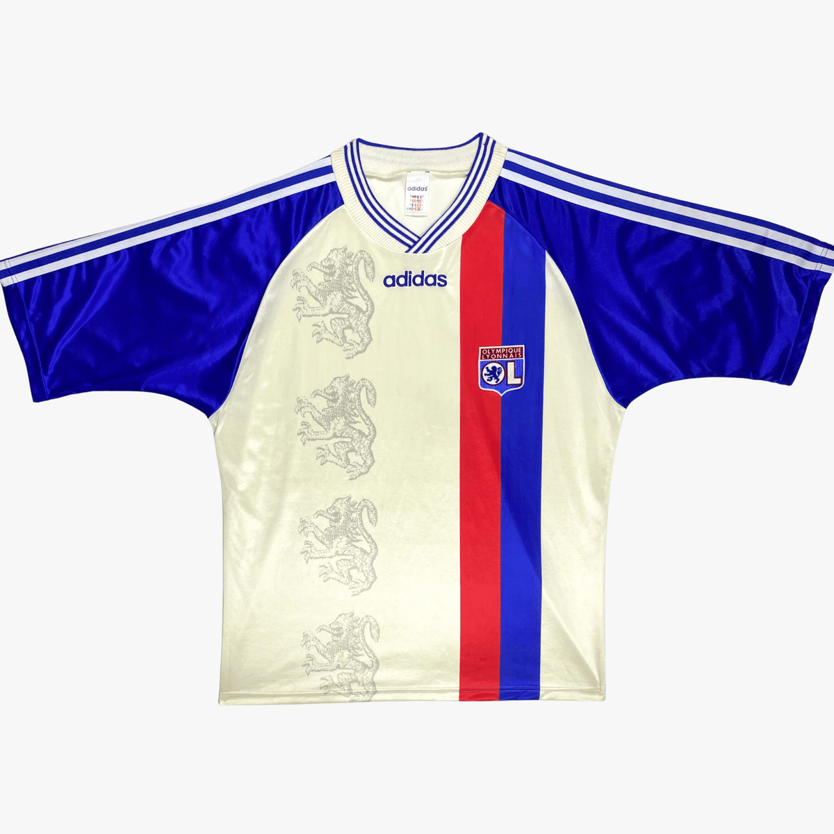 Vintage Lyon 1996-1997 Home football shirt, size L | Nostalgic Football Shirts