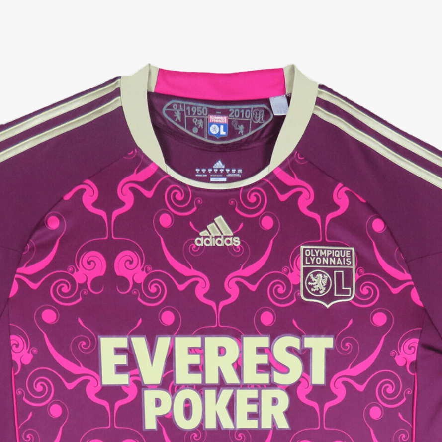 Authentic Adidas Lyon 2010-2011 Away shirt, size XL | Nostalgic Football Shirts