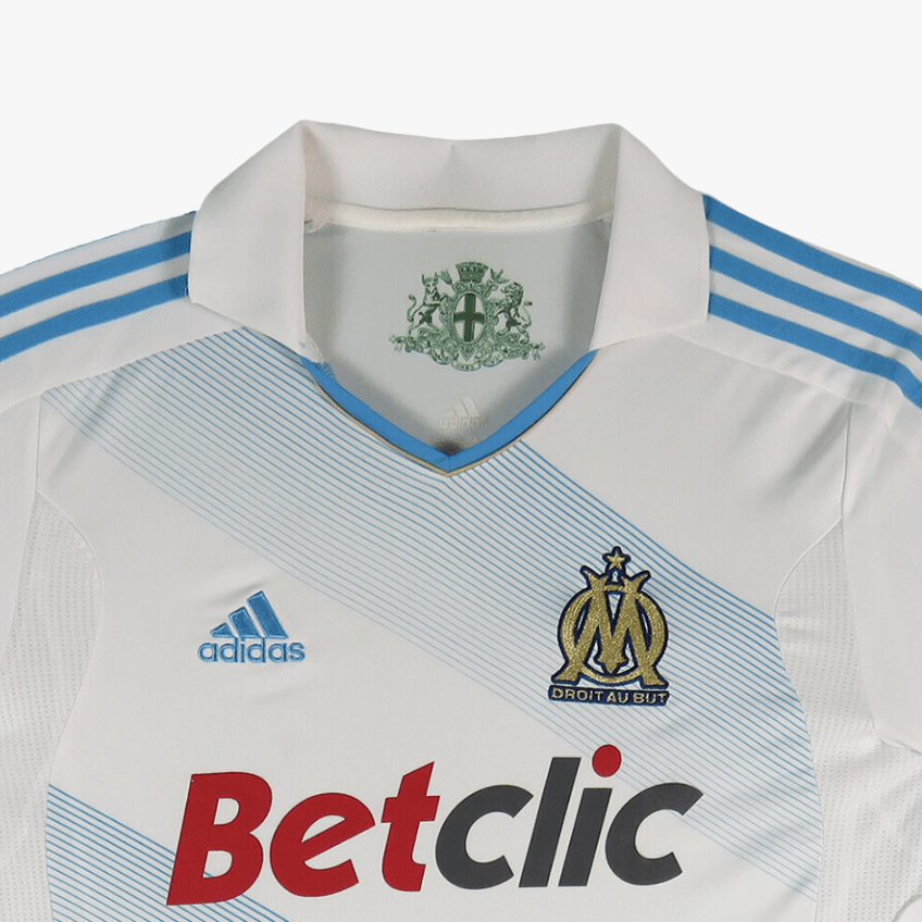 Authentic Adidas Marseille 2011-2012 Home shirt, size M | Nostalgic Football Shirts