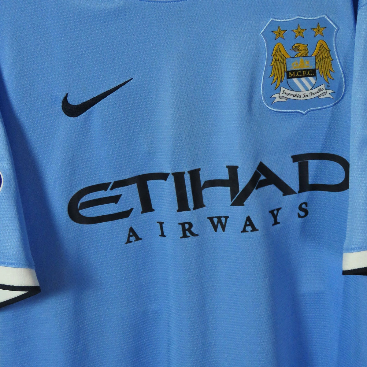 Manchester City 2013-2014 Home shirt, Toure 42, Nike, size L, product code 574863-489 | Nostalgic Football Shirts