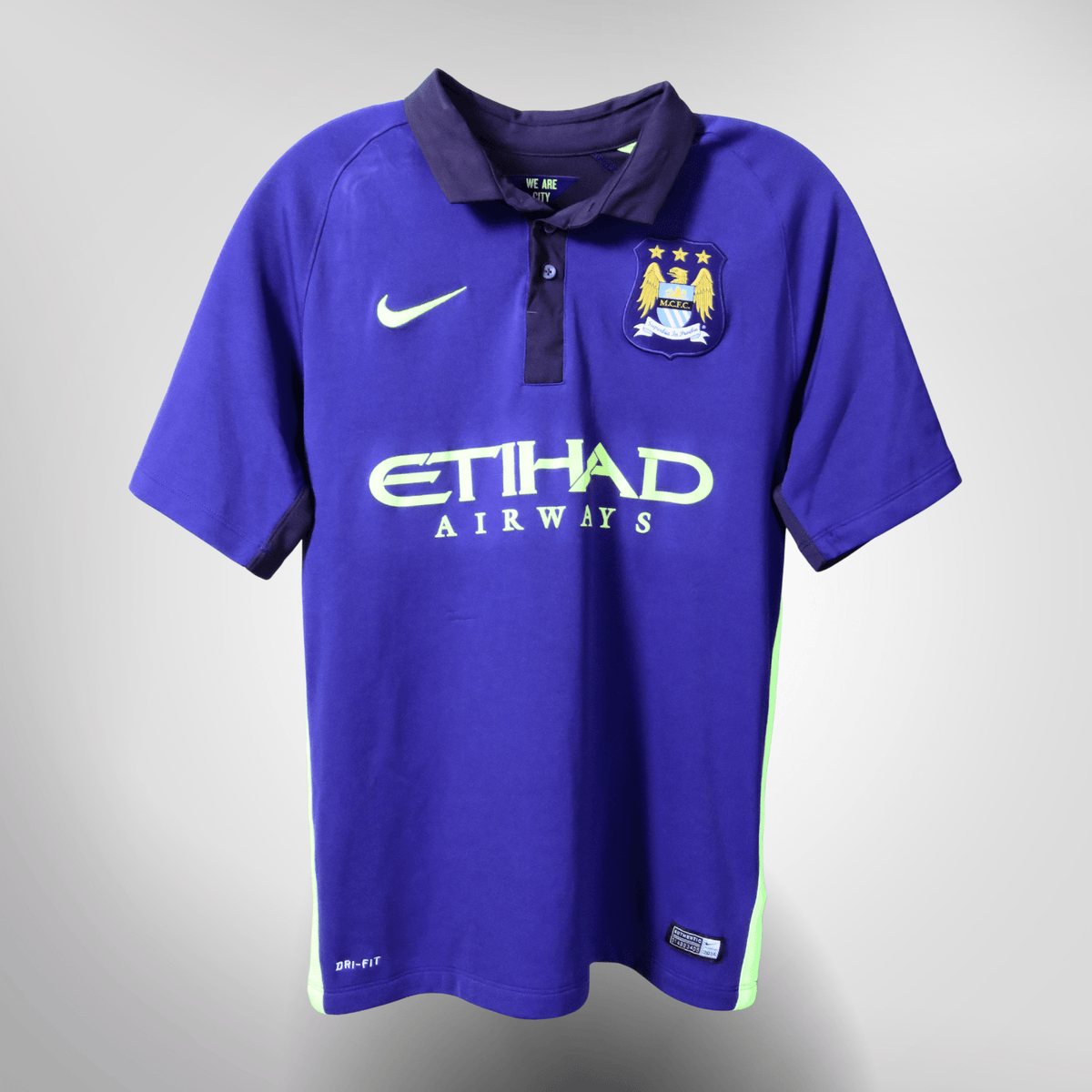 Authentic Nike Manchester City 2014-2015 Third shirt, David Silva 21 on the back, size M | Nostalgic Football Shirts