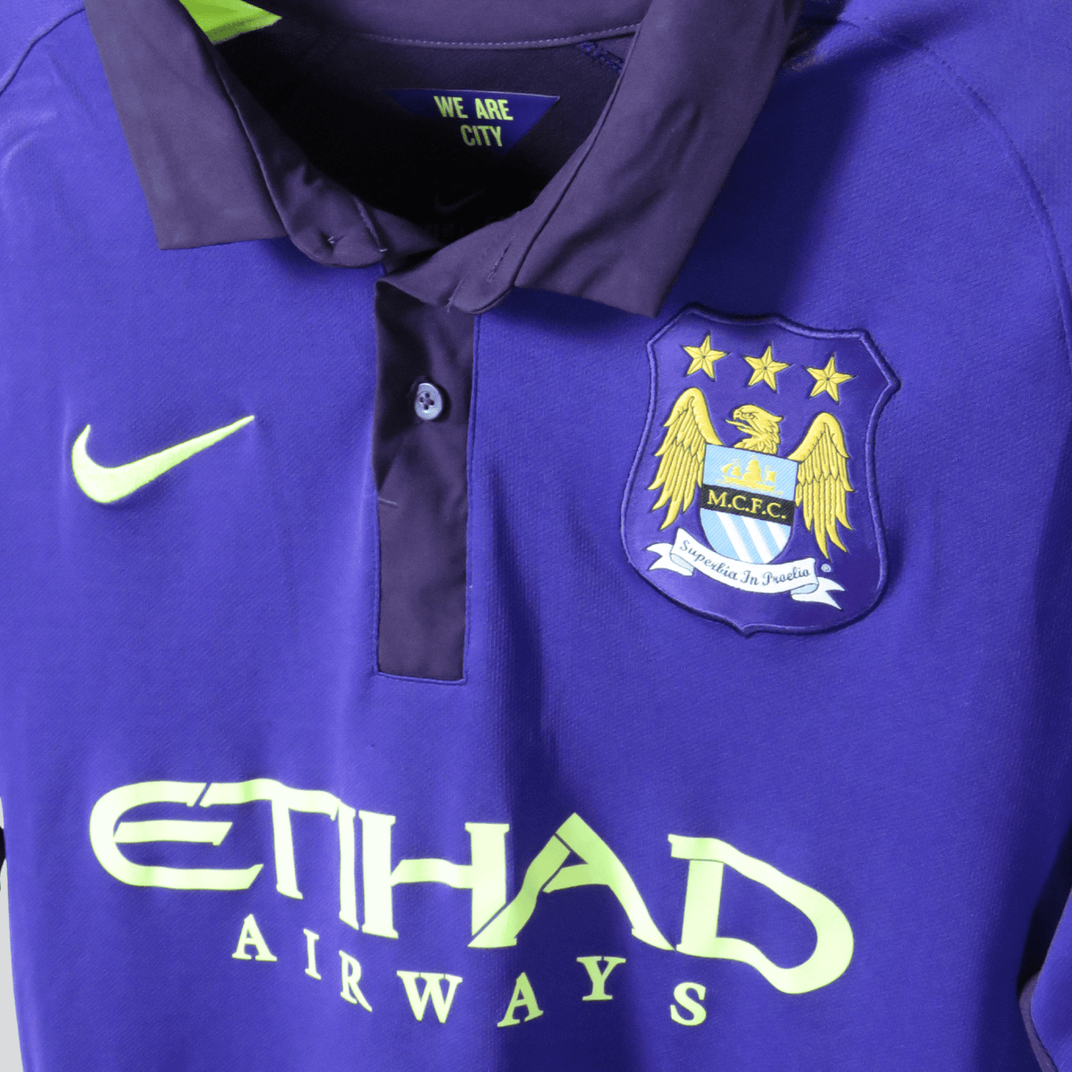Original Manchester City 2014-2015 Third football shirt, size M, David Silva 21 | Nostalgic Football Shirts