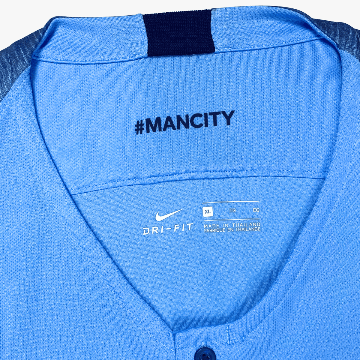 Retro Manchester City 2018-2019 Home football jersey by Nike, Mahrez 26, size XL | Nostalgic Football Shirts