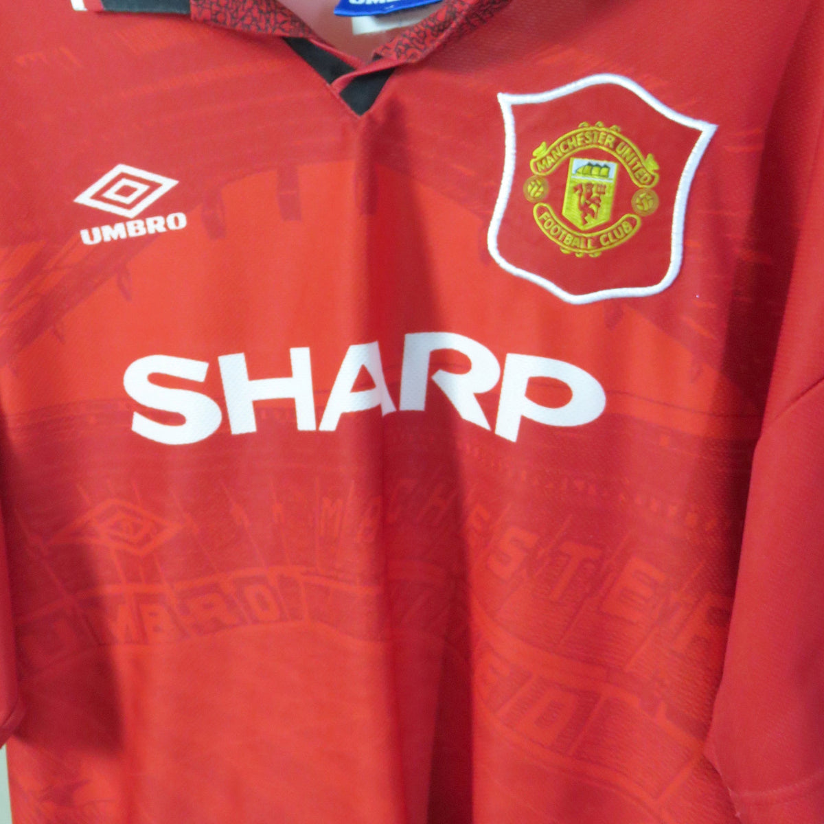 Manchester United 1994-1996 Home shirt, Beckham 24, Umbro, size XL | Nostalgic Football Shirts