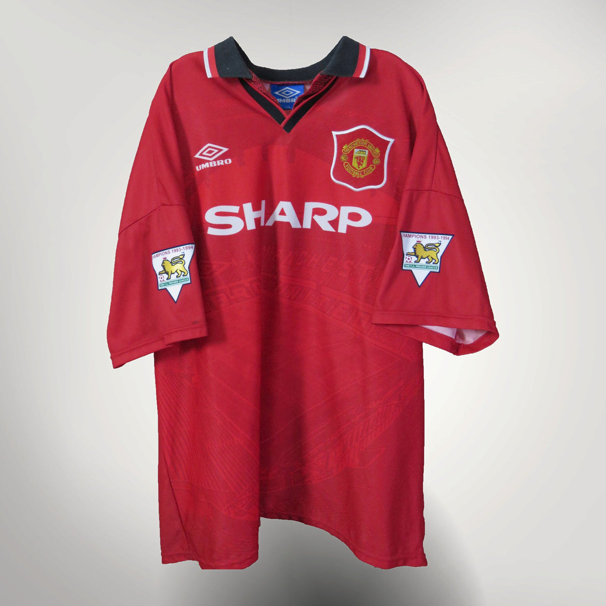 Manchester United 1994-1996 Home shirt, Cantona 7, Umbro, size XXL | Nostalgic Football Shirts