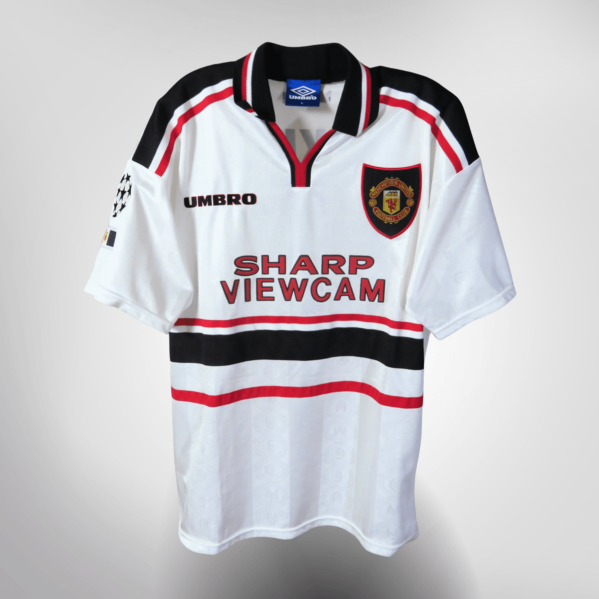 Authentic Umbro Manchester United 1997-1999 Away shirt, Beckham 7 on the back, size L | Nostalgic Football Shirts