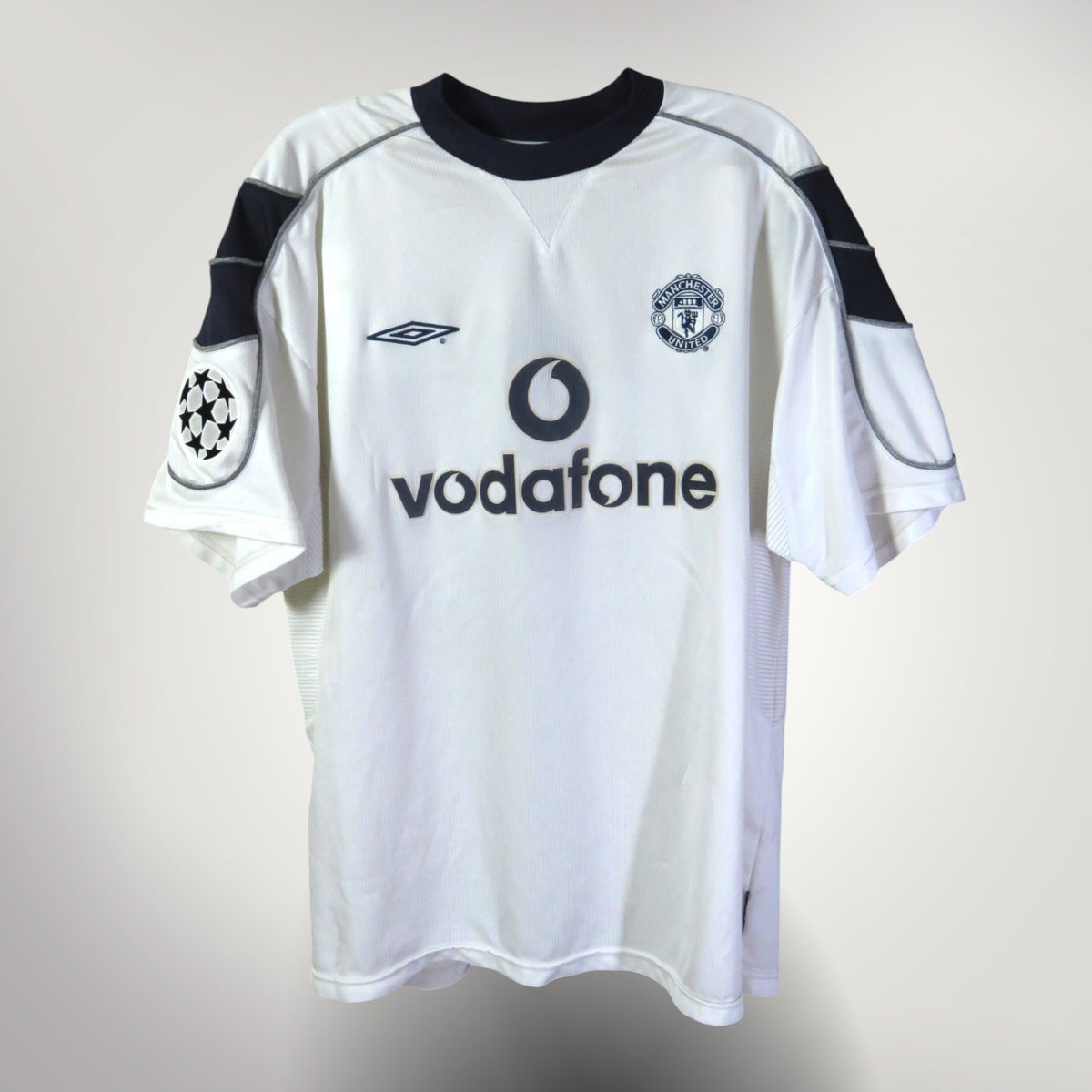 Authentic Umbro Manchester United 2000-2001 Away shirt, Beckham 7 on the back, size L | Nostalgic Football Shirts