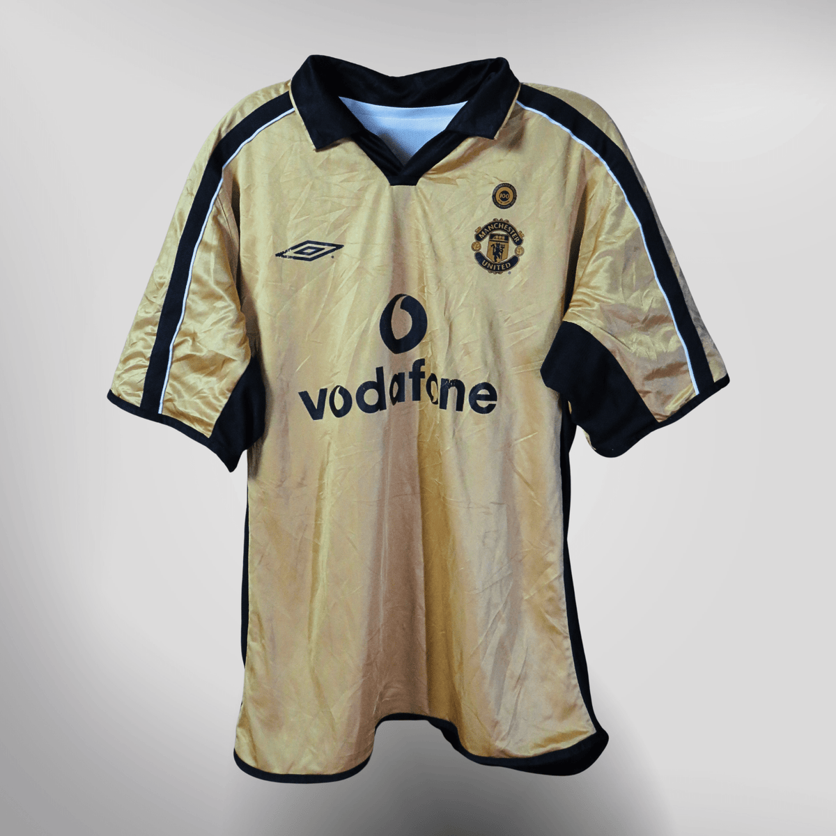Retro Manchester United 2001-2002 Away football jersey by Umbro, Beckham 7, size XL | Nostalgic Football Shirts