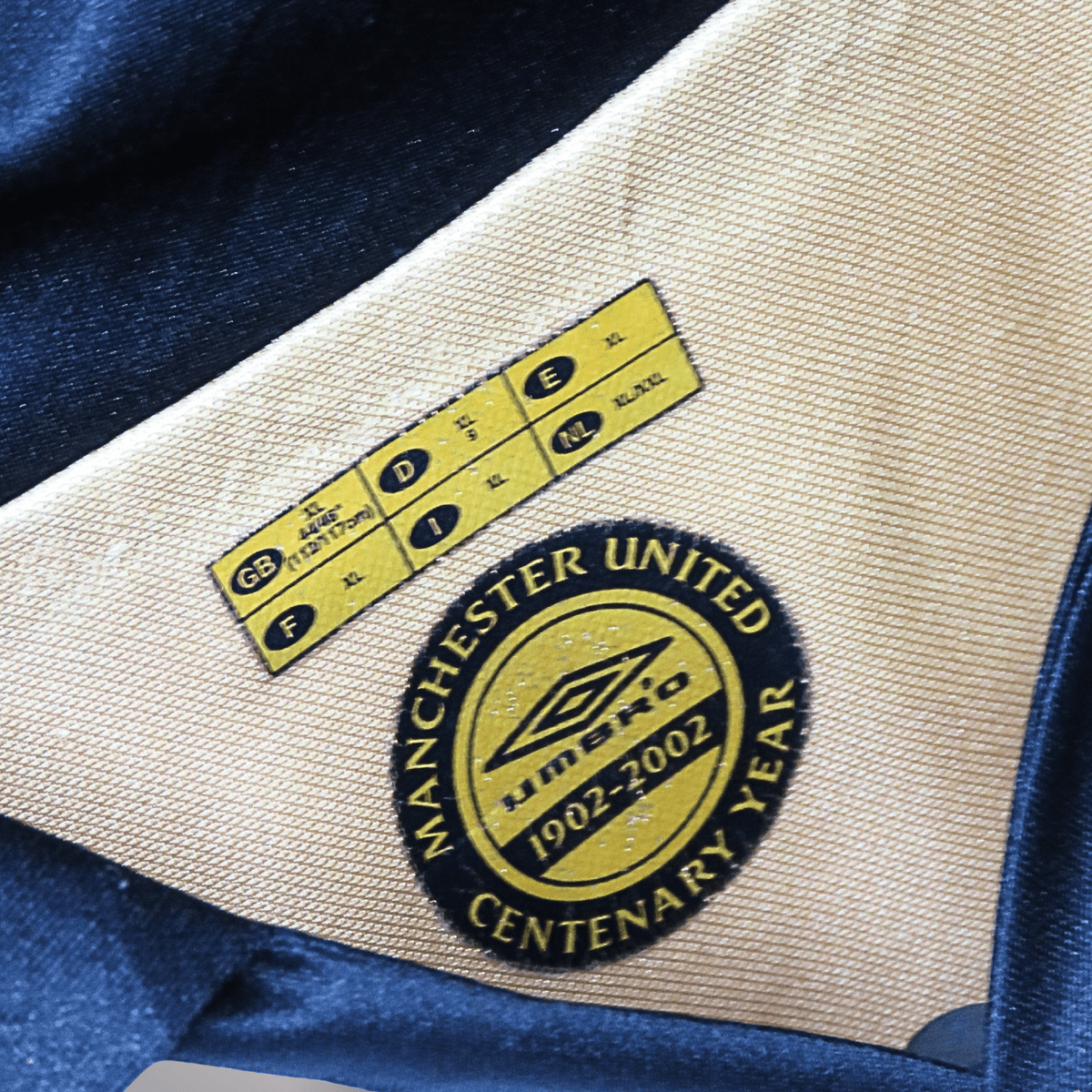 Retro Manchester United 2001-2002 Away football jersey by Umbro, Beckham 7, size XL | Nostalgic Football Shirts