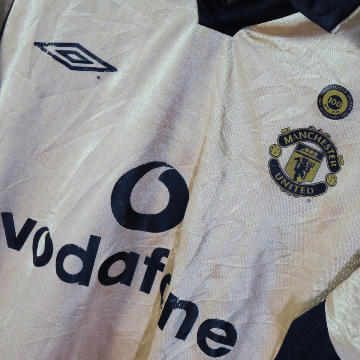 Original Manchester United 2001-2002 Away football shirt, size XL, Beckham 7 | Nostalgic Football Shirts
