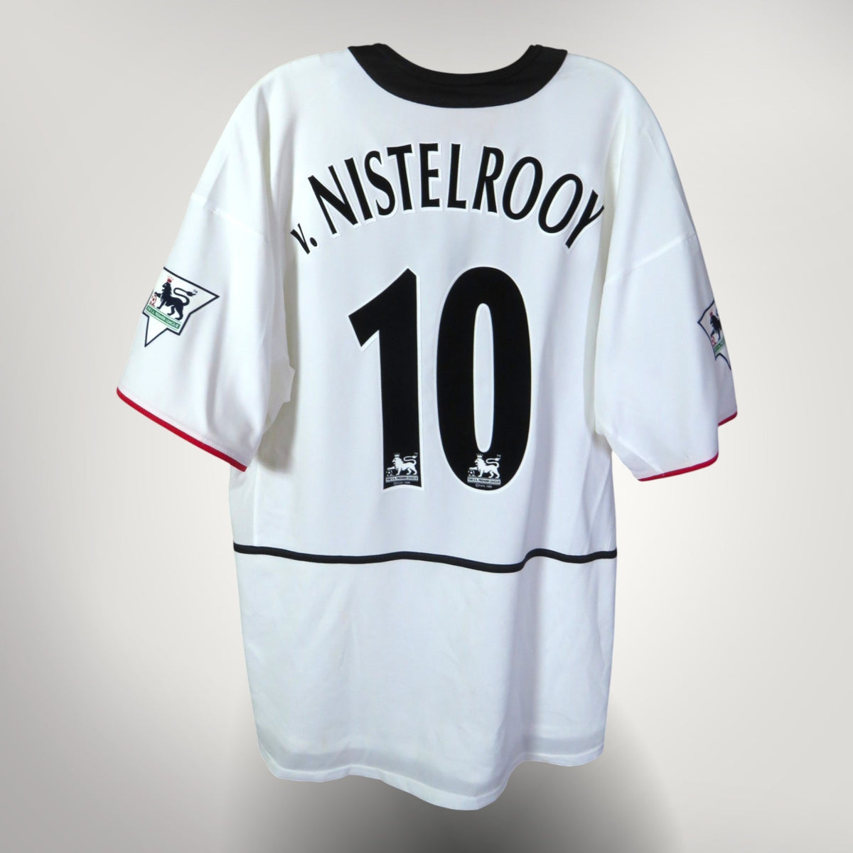 Vintage Manchester United 2002-2003 Away football shirt with Van Nistelrooy 10 print, size XL, product code 184951 | Nostalgic Football Shirts