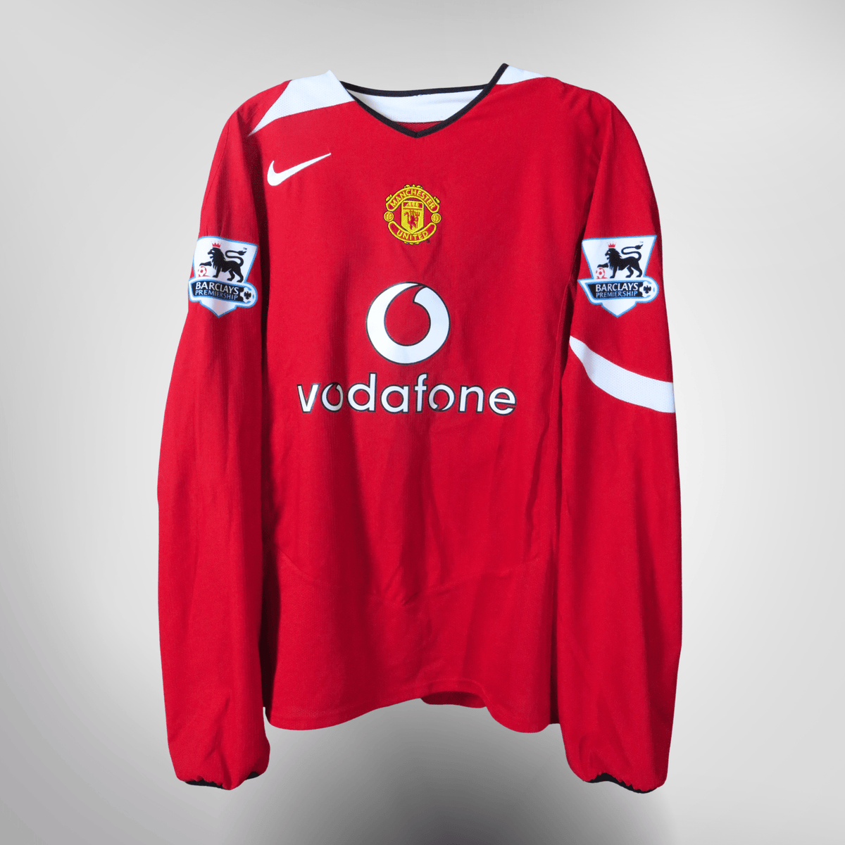 Authentic Nike Manchester United 2004-2006 Home longsleeve shirt, Ronaldo 7 on the back, size L | Nostalgic Football Shirts