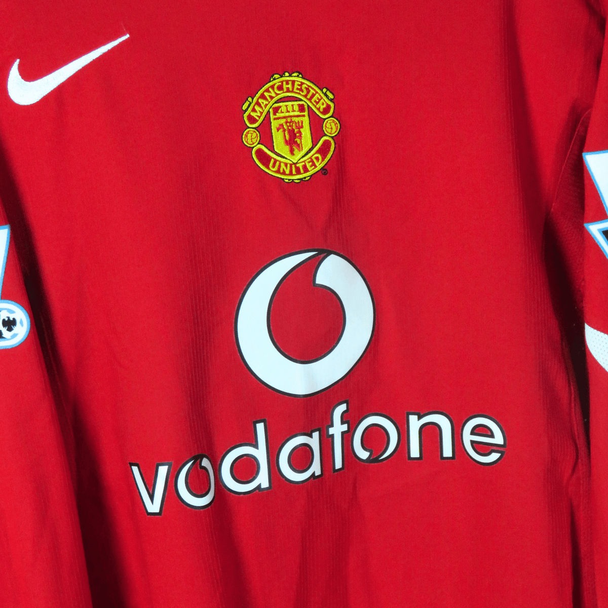 Original Manchester United 2004-2006 Home longsleeve football shirt, size L, Ronaldo 7 | Nostalgic Football Shirts
