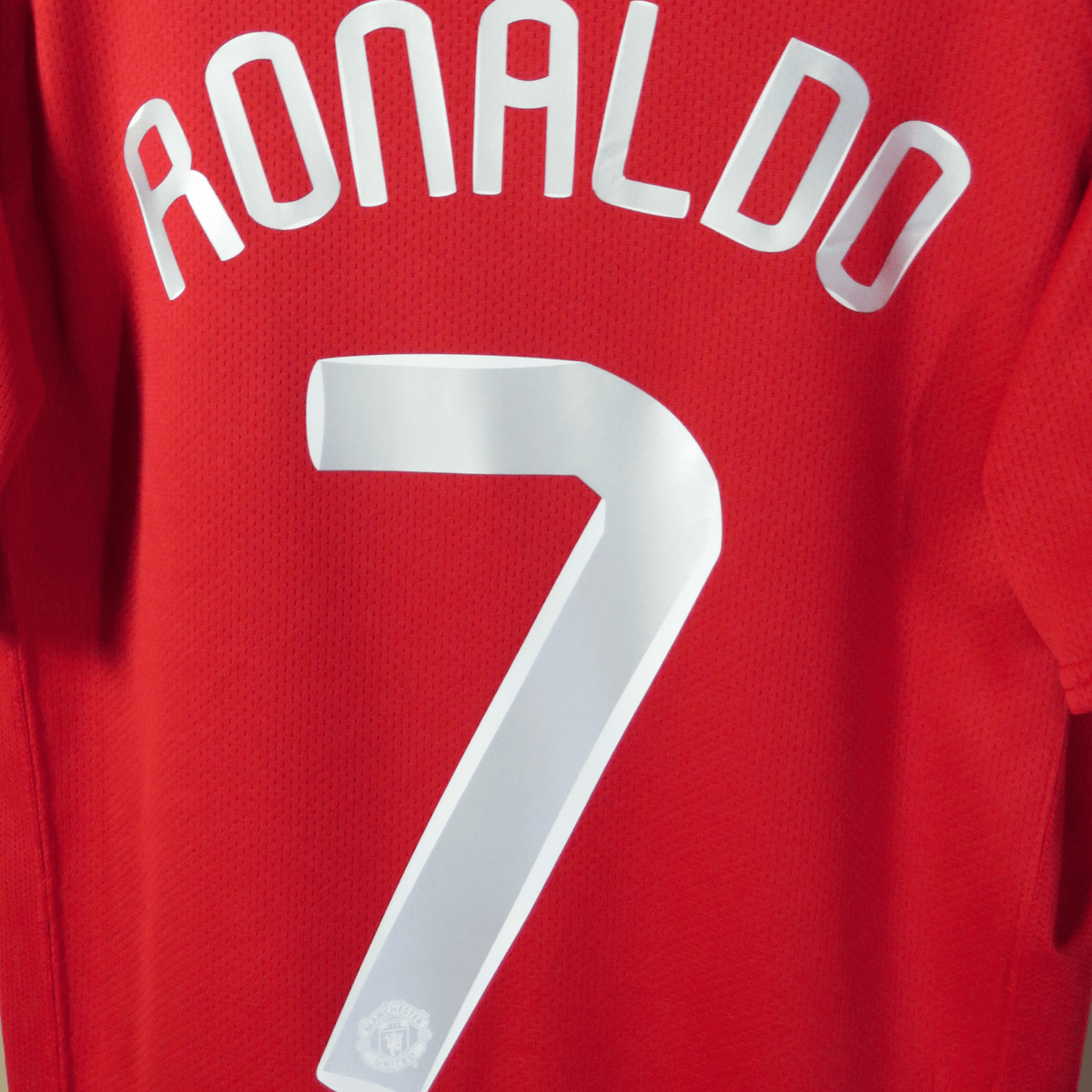 Retro Manchester United 2007-2009 Home football jersey by Nike, Ronaldo 7, size S, product code 237924-666 | Nostalgic Football Shirts