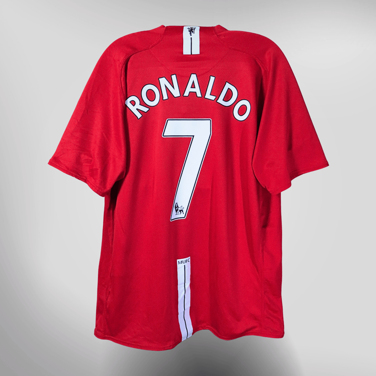Vintage Manchester United 2007-2009 Home football shirt with Ronaldo 7 print, size XXL | Nostalgic Football Shirts