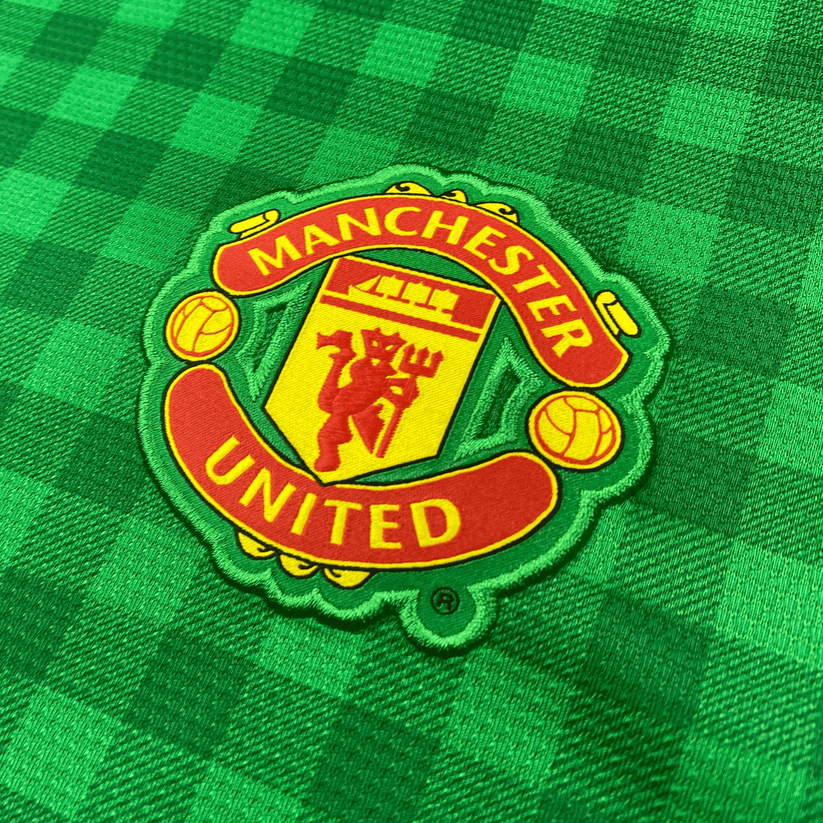 Vintage Manchester United 2012-2013 Goalkeeper football shirt with De Gea 1 print, size L | Nostalgic Football Shirts