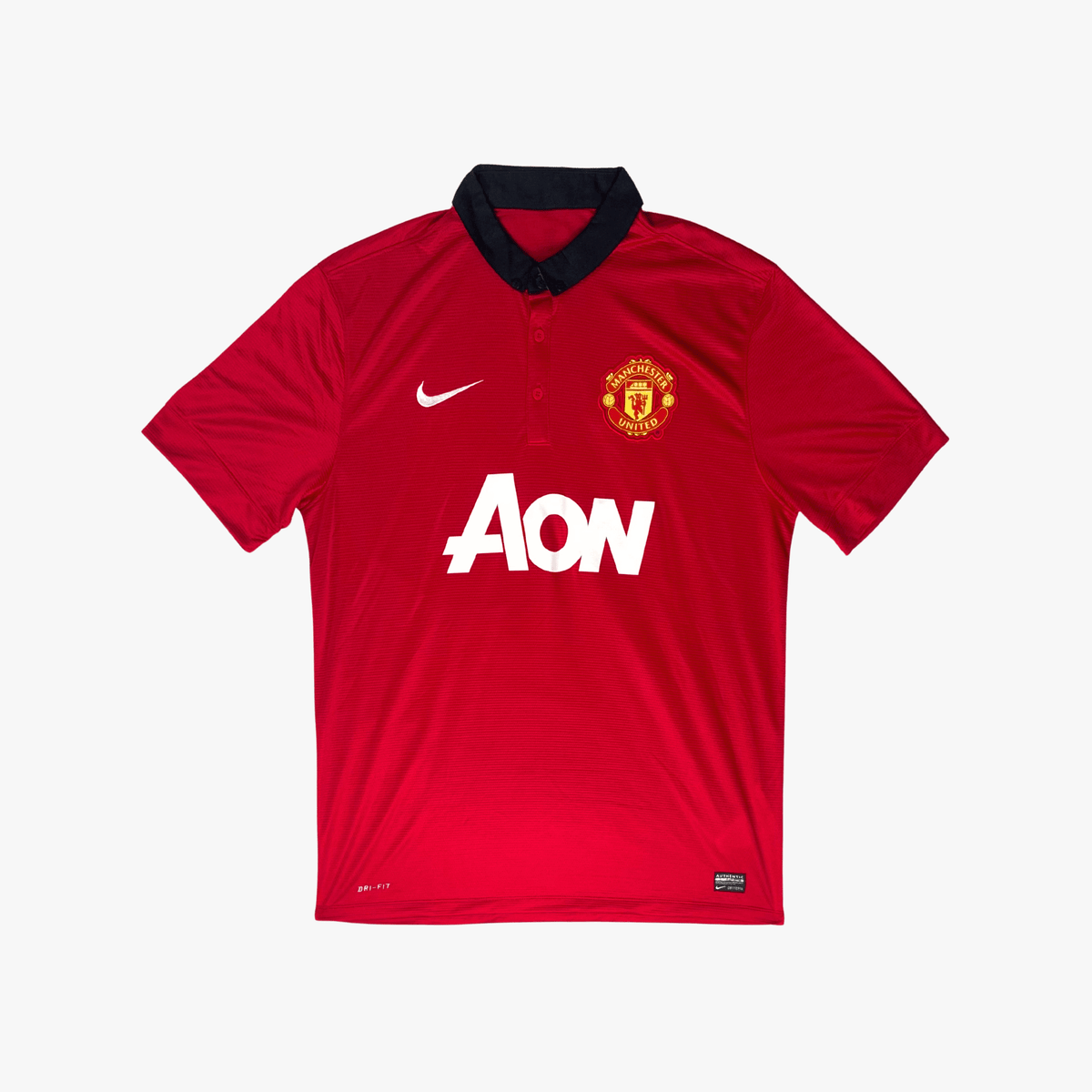 Authentic Nike Manchester United 2013-2014 Home shirt, Van Persie 20 on the back, size L | Nostalgic Football Shirts
