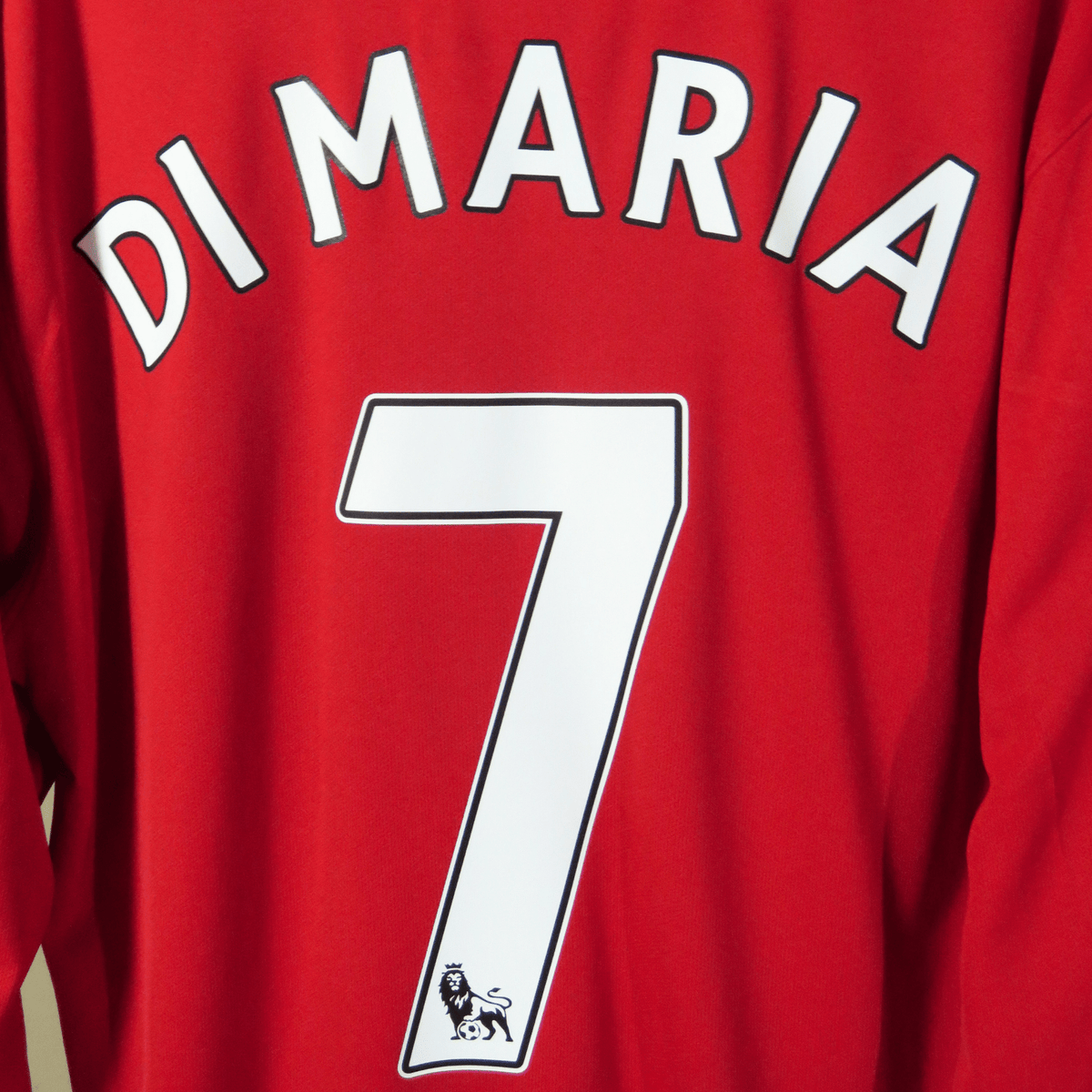 Retro Manchester United 2014-2015 Home longsleeve football jersey by Nike, Di María 7, size L | Nostalgic Football Shirts