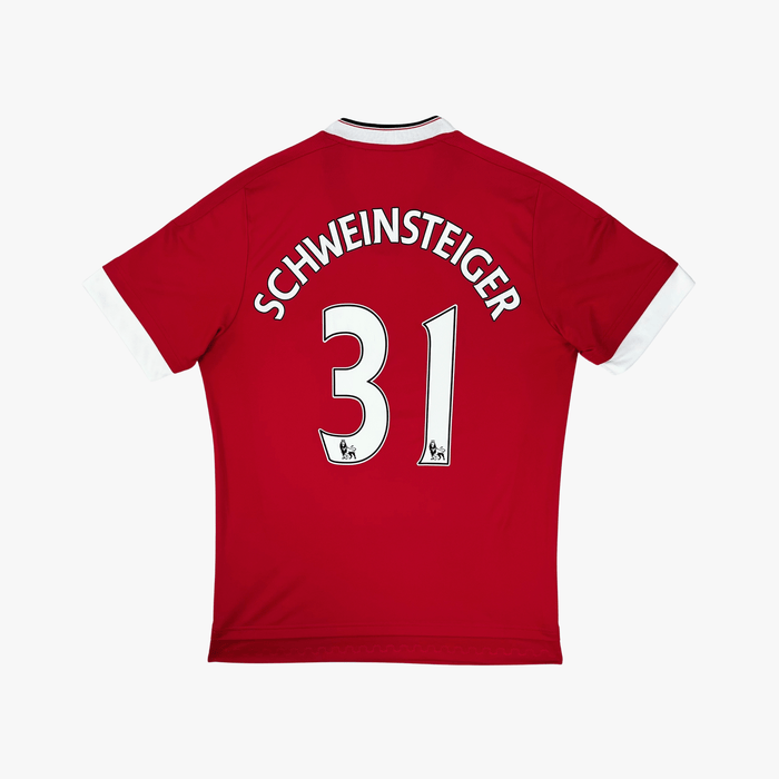 Vintage Manchester United 2015-2016 Home football shirt with Schweinsteiger 31 print, size M, product code AC1414 | Nostalgic Football Shirts