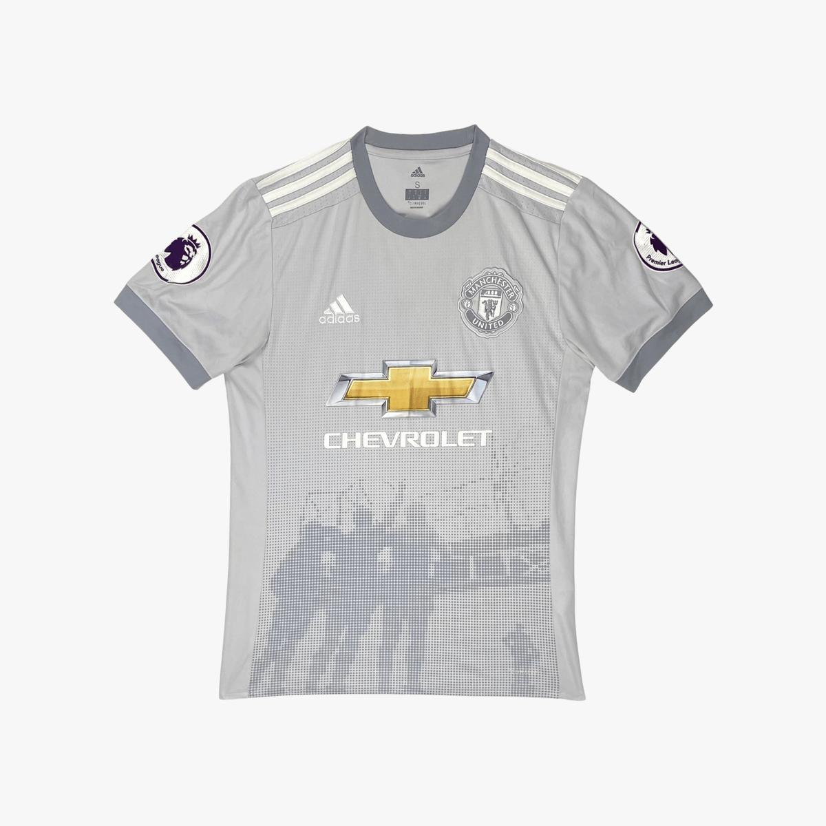 Authentic Adidas Manchester United 2017-2018 Third shirt, Lukaku 9 on the back, size S | Nostalgic Football Shirts