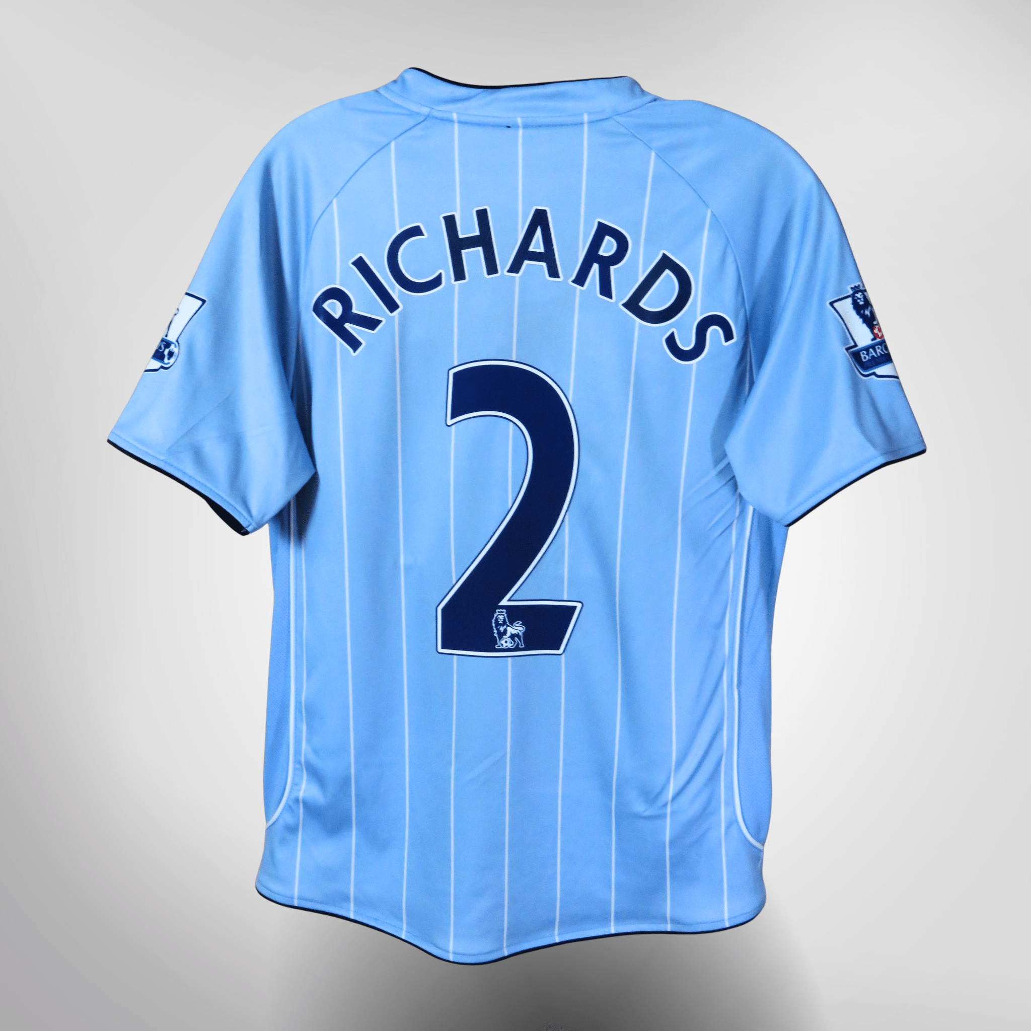 Manchester City 2007-08 Home Richards #2 Shirt M
