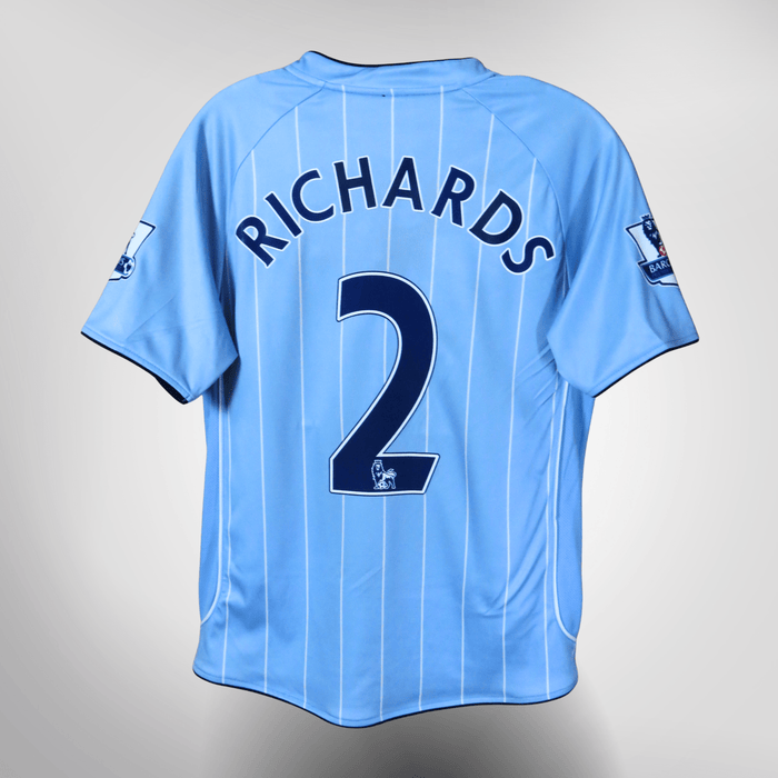 Manchester City 2007-08 Home Richards #2 Shirt M