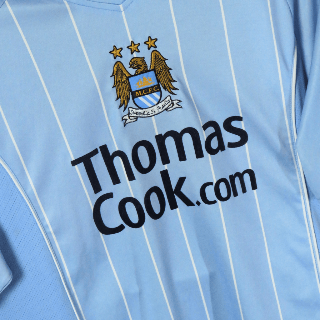 Manchester City 2007-08 Home Richards #2 Shirt M