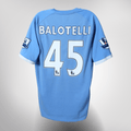 Manchester City 2010-11 Home Balotelli #45 Shirt L