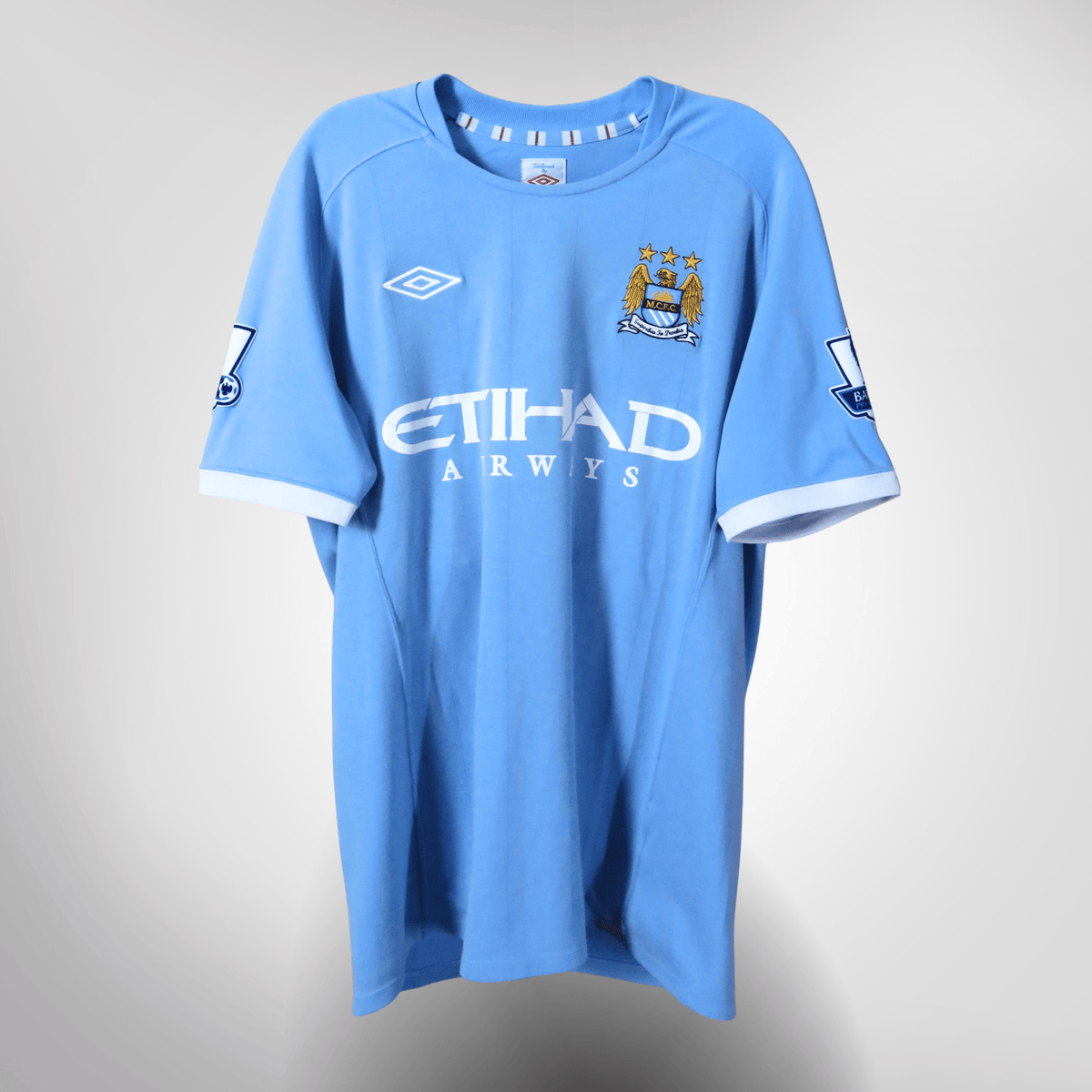 Manchester City 2010-11 Home Balotelli #45 Shirt L